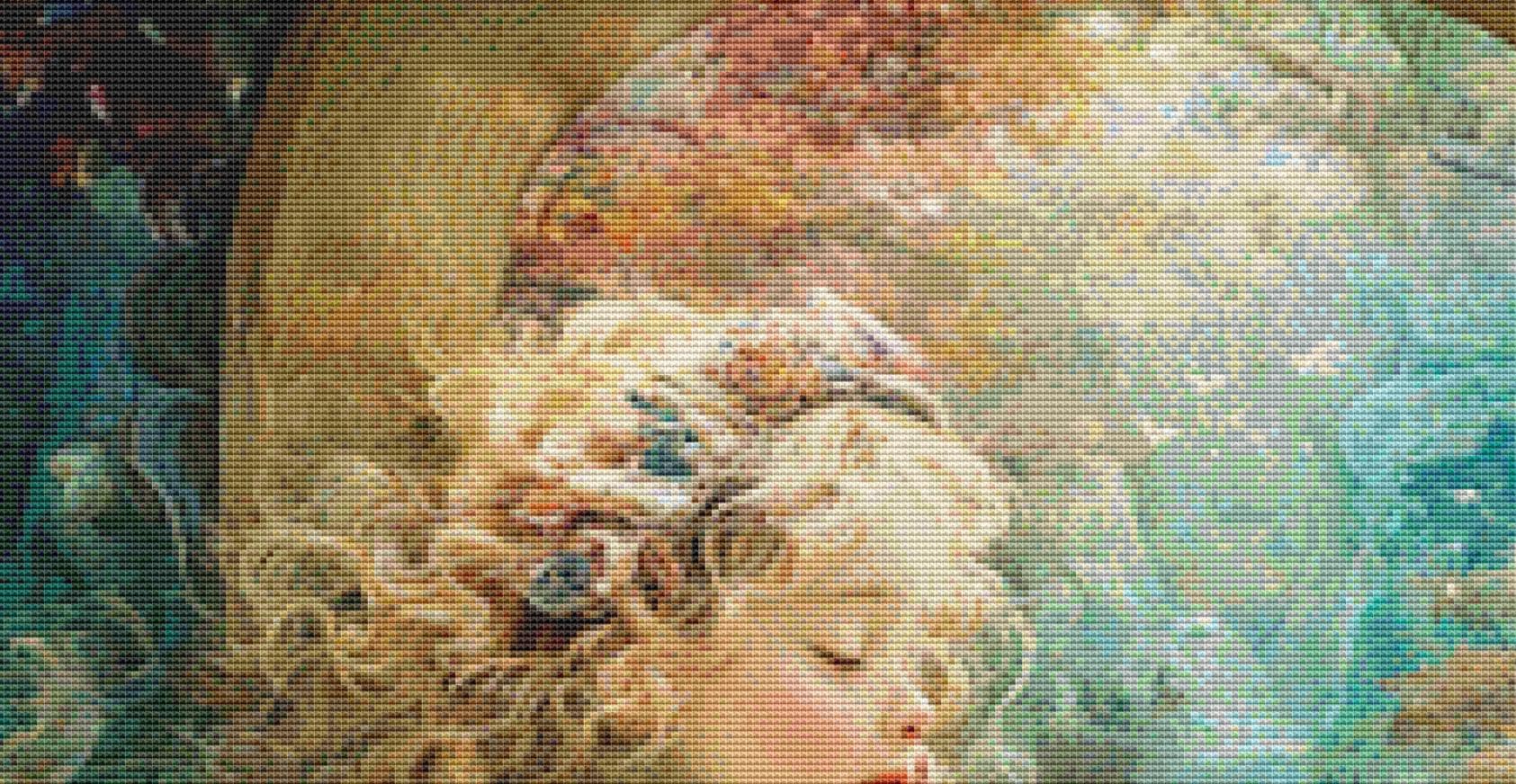 Daydream counted cross stitch pattern by Bryna T. Art & Design (Digital Format)