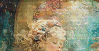 Daydream counted cross stitch pattern by Bryna T. Art & Design (Digital Format)
