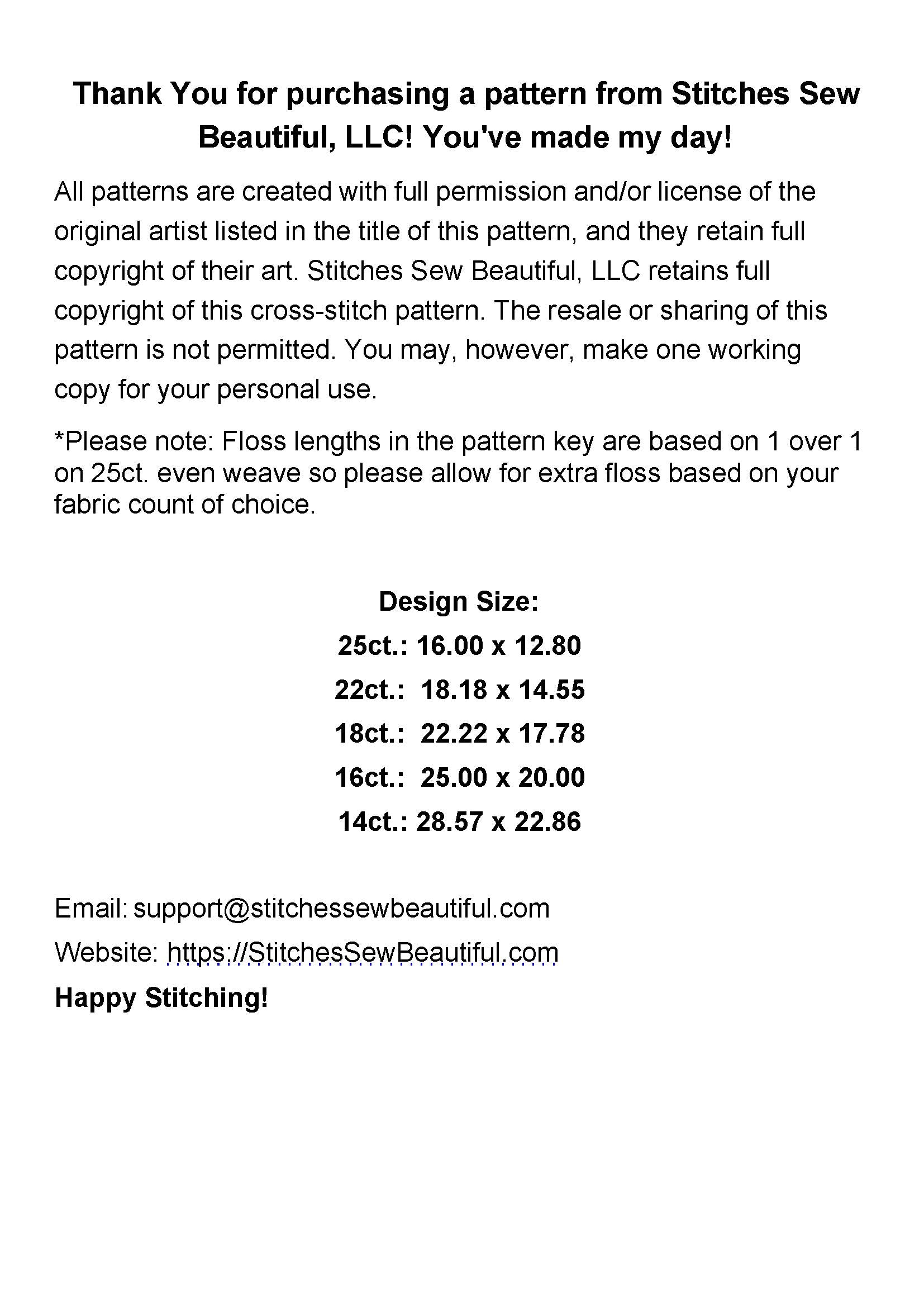 Home Grown counted cross stitch pattern Copyright ©John Sloane; used with permission (Digital Format)