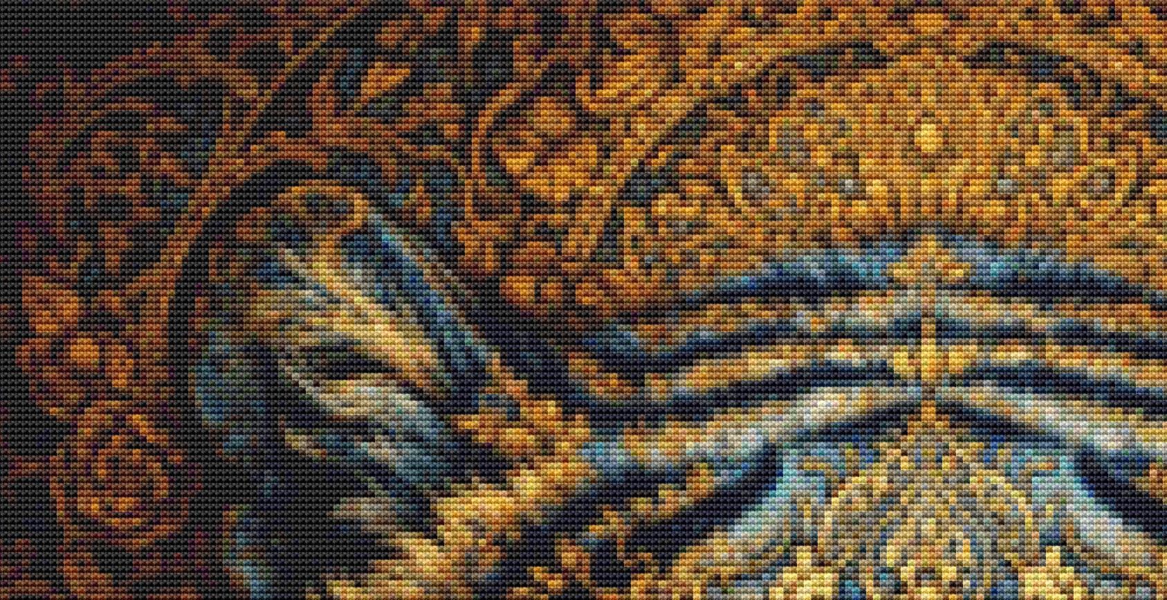 Mystic Kingdom counted cross stitch pattern by Eder Jose Rosa (Digital Format)