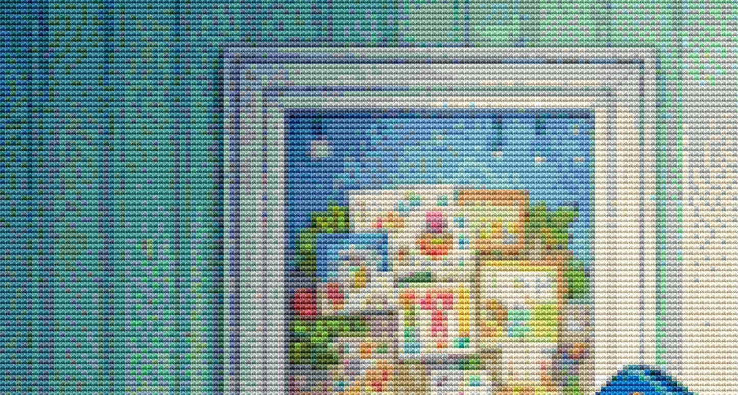 Behind Every Crafter; Version 2 counted cross stitch pattern by CraftyBeachonYouTube adapted by Stitches Sew Beautiful, LLC (Digital Format)
