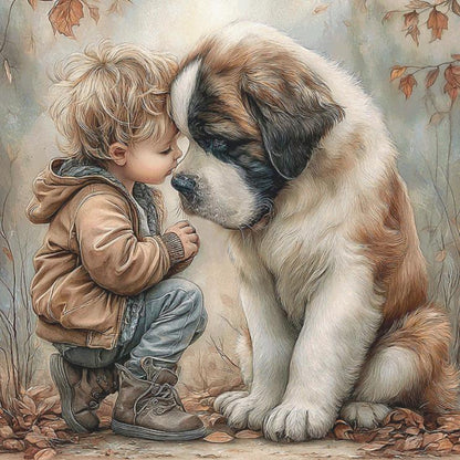 Best Buddies (Max Size/Color) counted cross stitch pattern by Bryna T. Art & Design