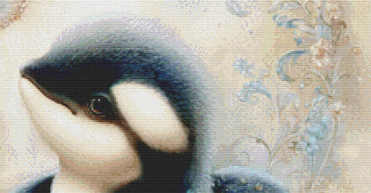 Orca coutned cross stitch pattern by Sassy E. Boutique (Digital Format)