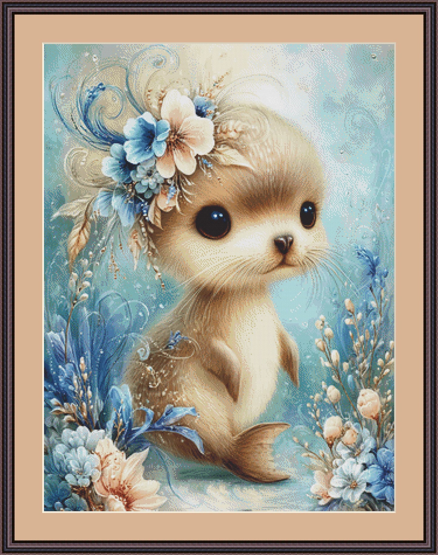 Seal counted cross stitch pattern by Sassy E. Boutique (Digital Format)