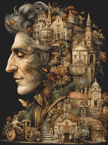 The Gold Lady's Companion counted cross stitch pattern by Bryna T Art & Design (Digital Format)