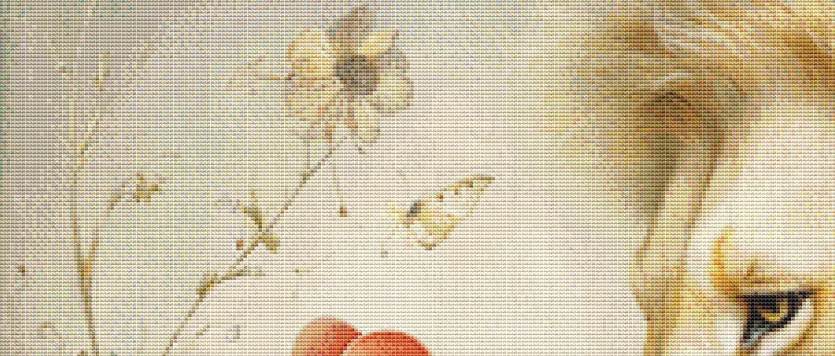 Removing the Thorn counted cross stitch pattern by Bryna T. Art & Design (Digital Format)