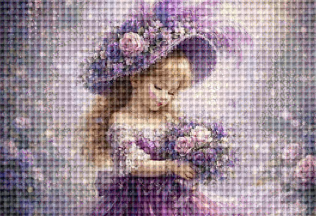 A Jewel in The Garden counted cross stitch pattern by Eder Jose Rosa (Digital Format)