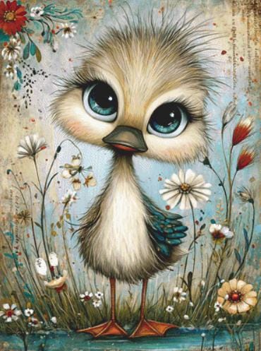 Duck counted cross stitch pattern by Sassy E. Boutique (Digital Format)