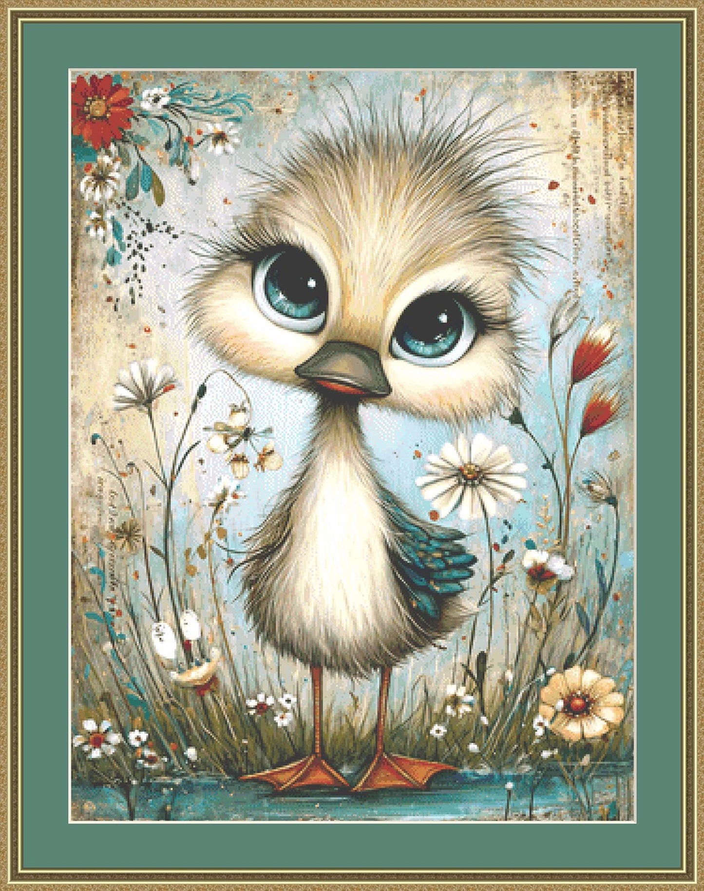 Duck counted cross stitch pattern by Sassy E. Boutique (Digital Format)