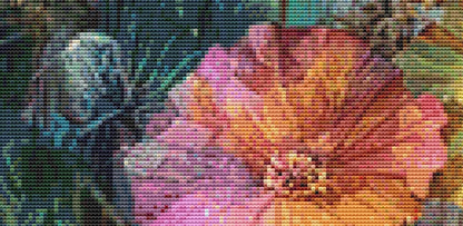 Neon Nature counted cross stitch pattern by Bryna T. Art & Design (Digital Format)