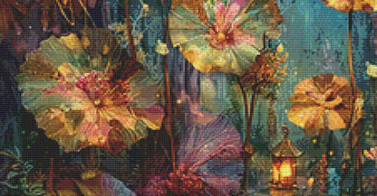 Neon Nature counted cross stitch pattern by Bryna T. Art & Design (Digital Format)