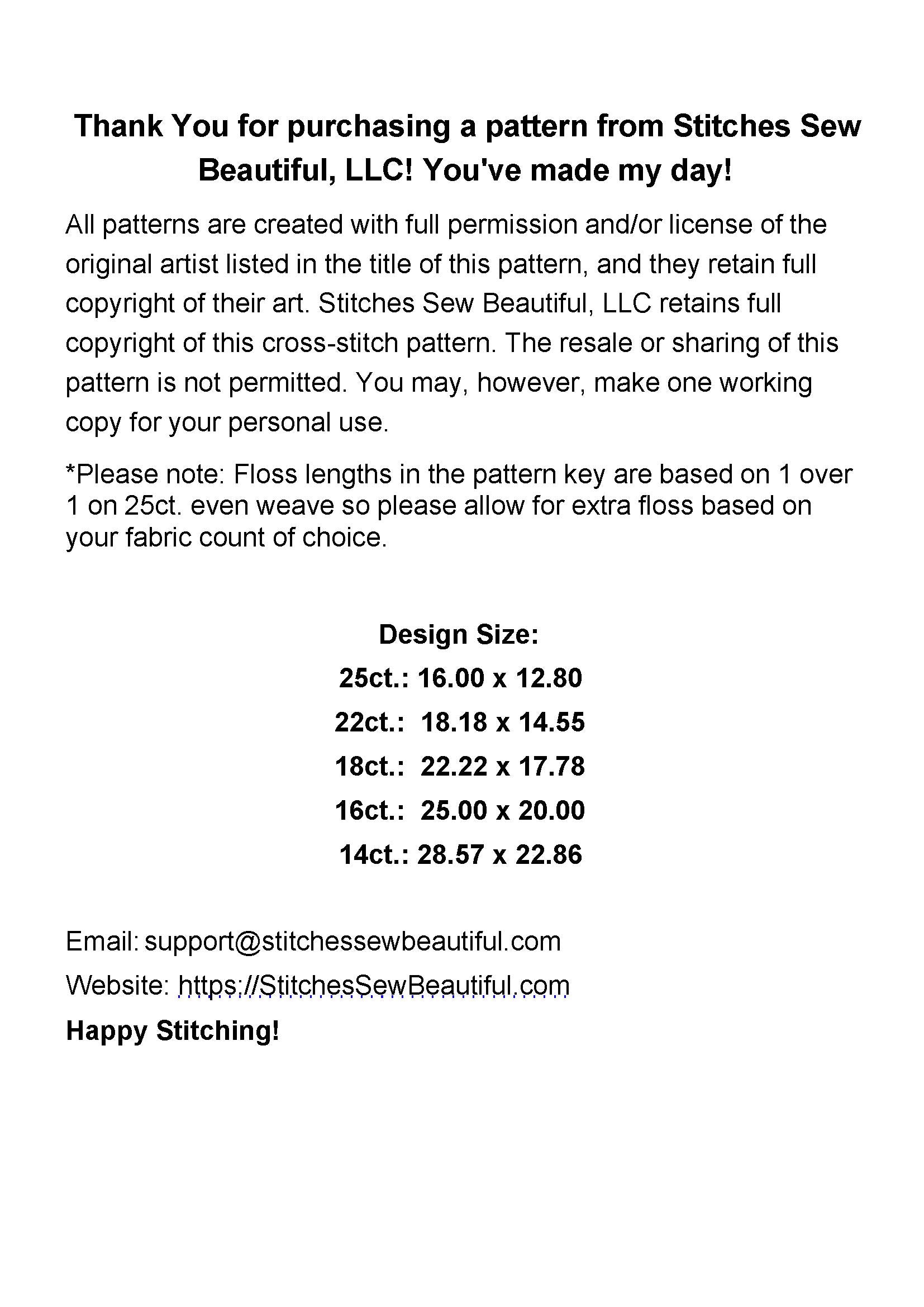 Deer Crossing counted cross stitch pattern Copyright ©John Sloane; used with permission (Digital Format)