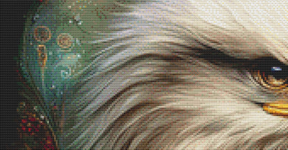 Bohemian Eagle counted cross stitch pattern by Sassy E. Boutique (Digital Format)