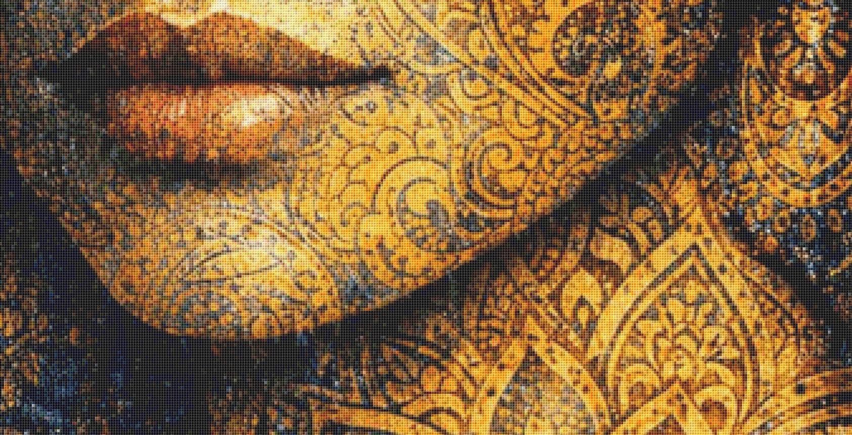 The Beauty of Woman Patterns of the Soul Series No. 1 (Max Size/Color) counted cross stitch pattern by Eder Jose Rosa (Digital Format)