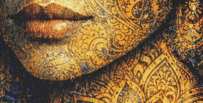 The Beauty of Woman Patterns of the Soul Series No. 1 (Max Size/Color) counted cross stitch pattern by Eder Jose Rosa (Digital Format)