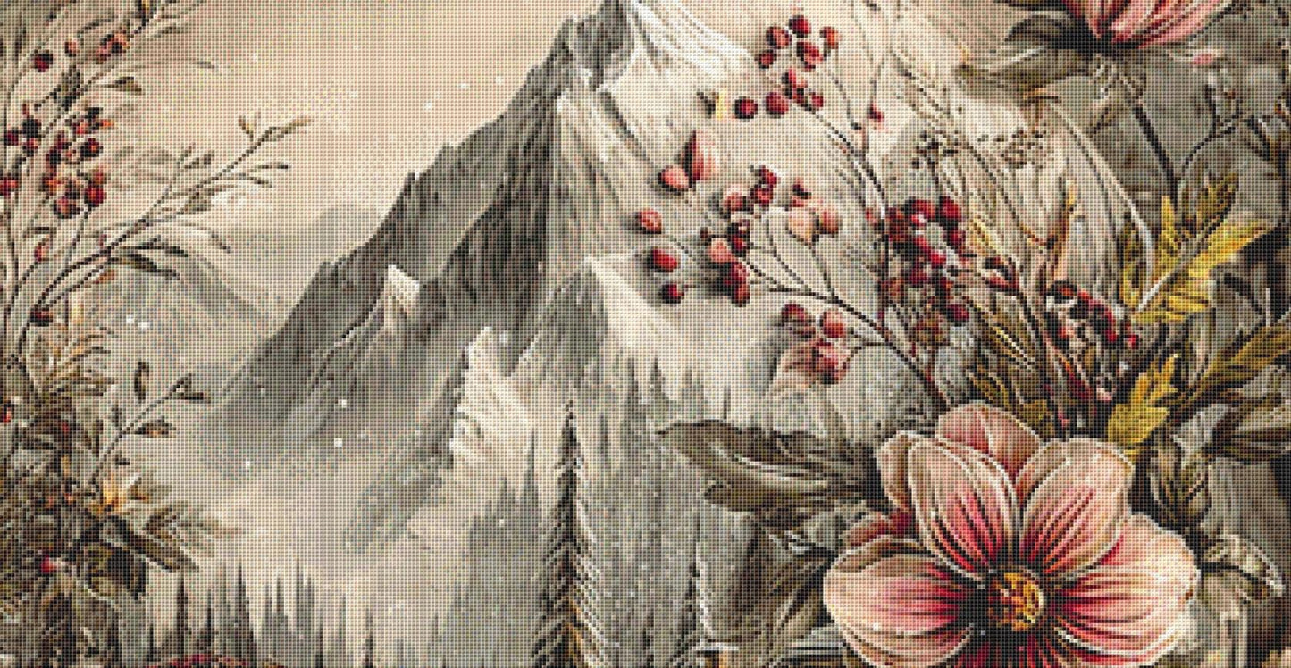 Christmas Ornament (Max Size/Color) counted cross stitch pattern by Bryna T. Art & Design (Digital Format)