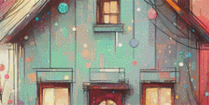 Watercolor Day Dream counted cross stitch pattern by World of Love Hearts/Adrian G. Eyre (Digital Format)