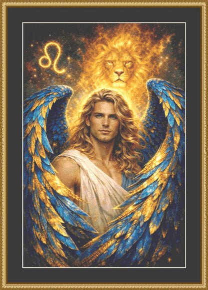 Leo counted cross stitch pattern by Eder Jose Rosa (Digital Format)