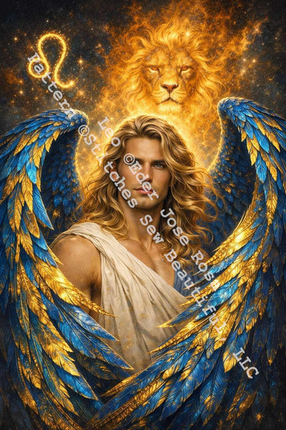 Leo counted cross stitch pattern by Eder Jose Rosa (Digital Format)