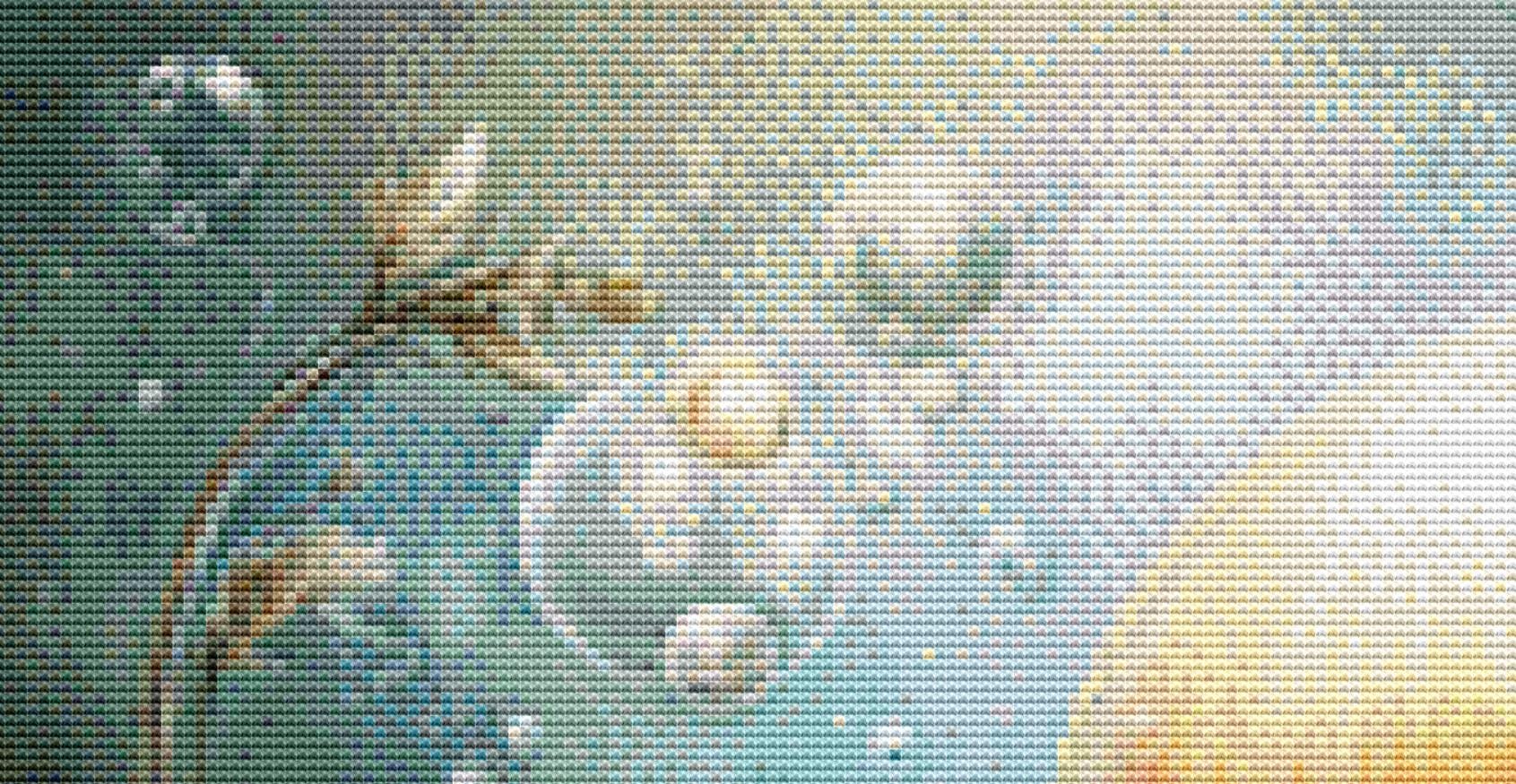 Ocean counted cross stitch pattern by Sassy E. Boutique (Digital Format)