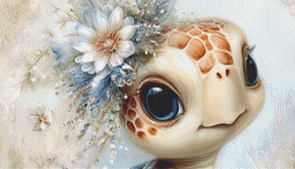 Sea Turtle counted cross stitch pattern by Sassy E. Boutique (Digital Format)