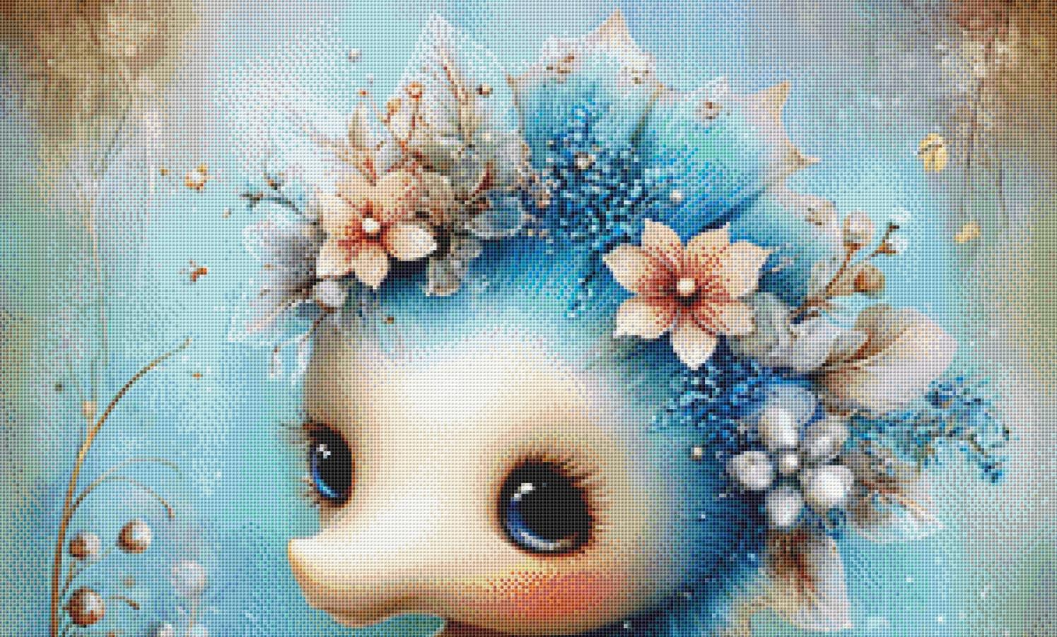 Seahorse counted cross stitch pattern by Sassy E. Boutique (Digital Format)