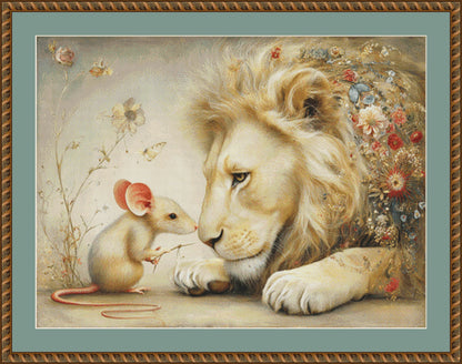 Removing the Thorn counted cross stitch pattern by Bryna T. Art & Design (Digital Format)