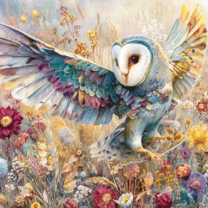 Petal Storm Beneath Electric Wings counted cross stitch pattern by Bryna T. Art & Design (Digital Format)