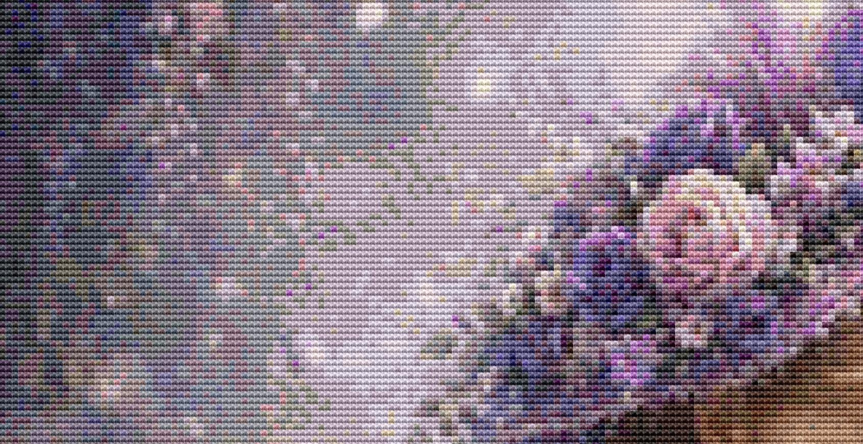 A Jewel in The Garden counted cross stitch pattern by Eder Jose Rosa (Digital Format)