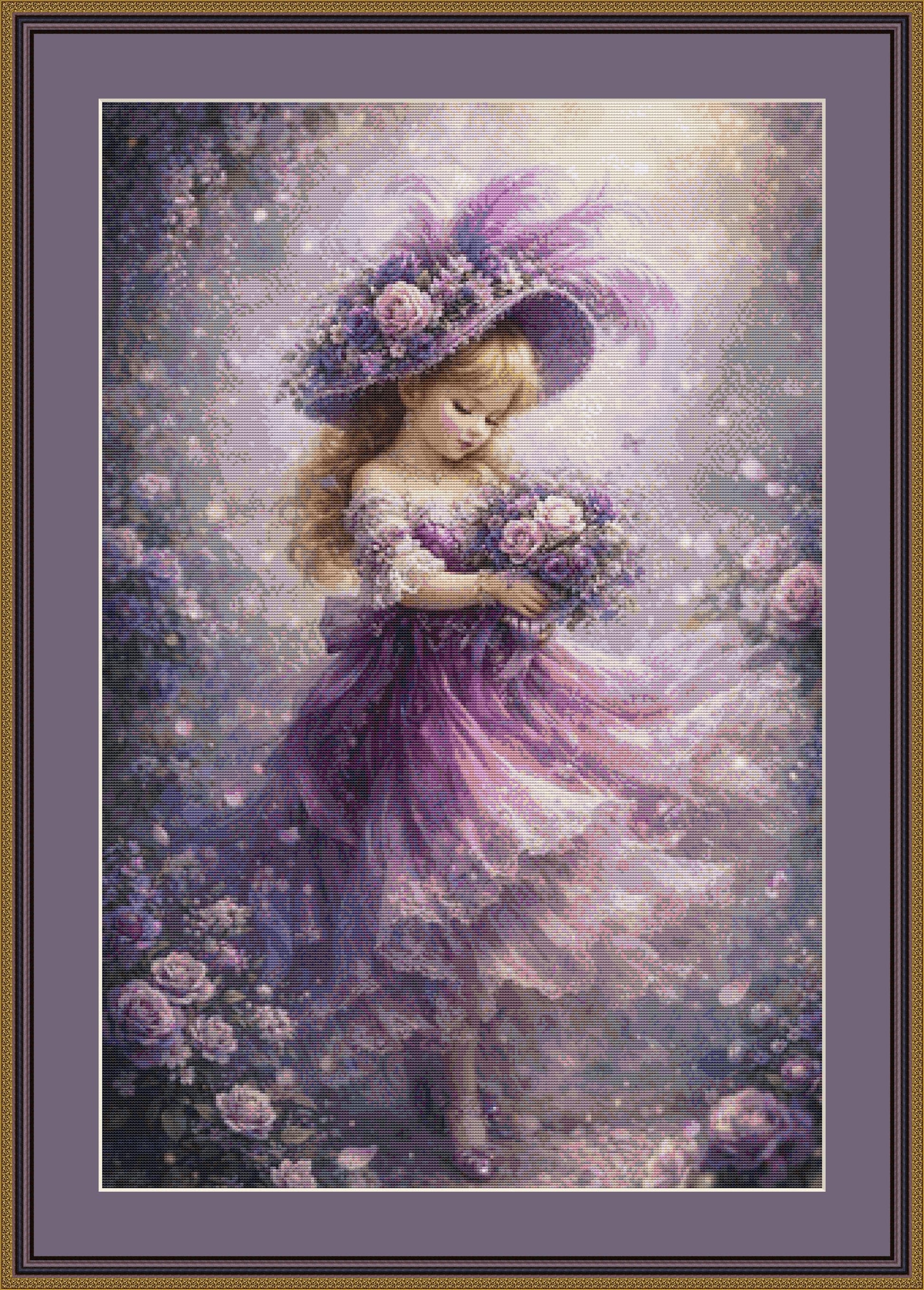 A Jewel in The Garden counted cross stitch pattern by Eder Jose Rosa (Digital Format)