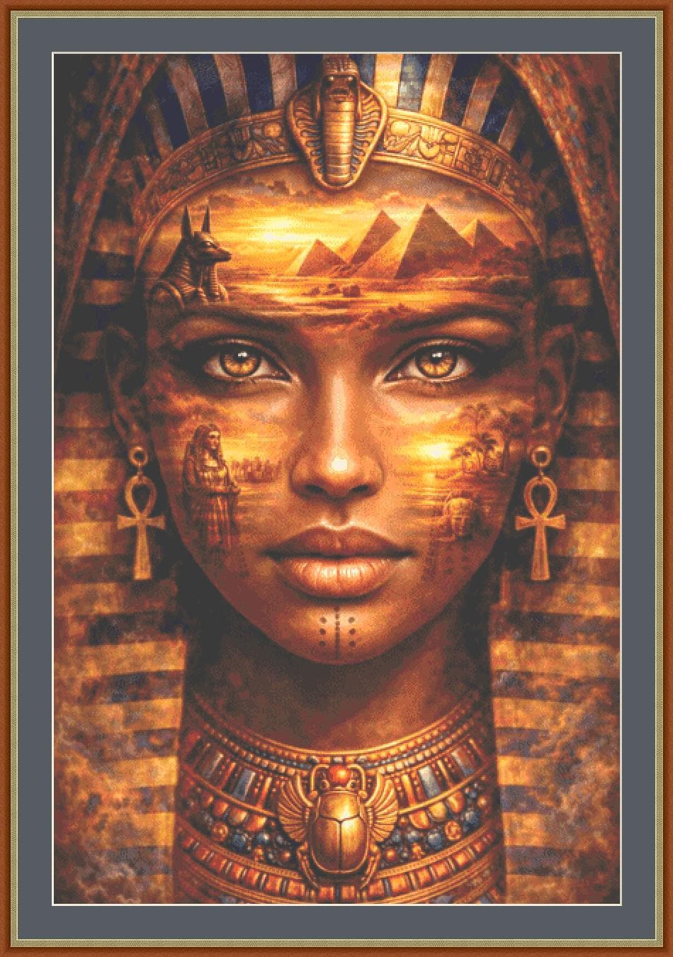 Kingdom of Beauty and Magic Series 1 (Max Size/Color) counted cross stitch pattern by Edre Jose Rosa (Digital Format)