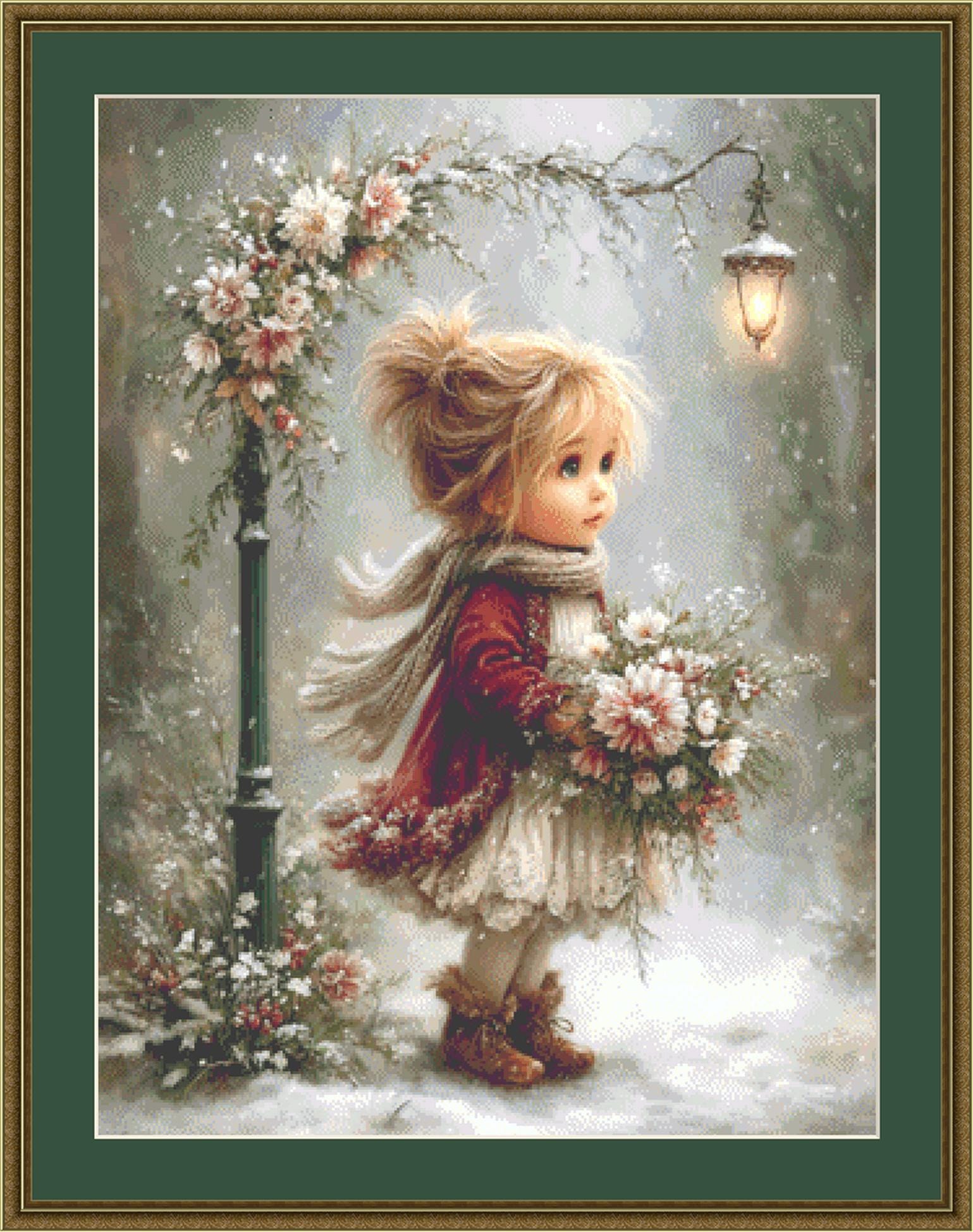 Clara counted cross stitch pattern by Sassy E. Boutique (Digital Format)