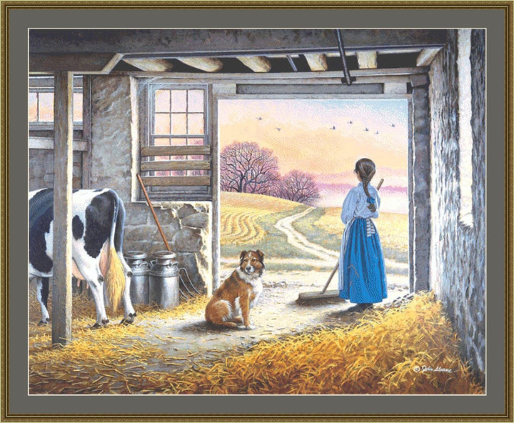 Day Break (Max Size/Color) counted cross stitch pattern Copyright © John Sloane; used with permission (Digital Format)