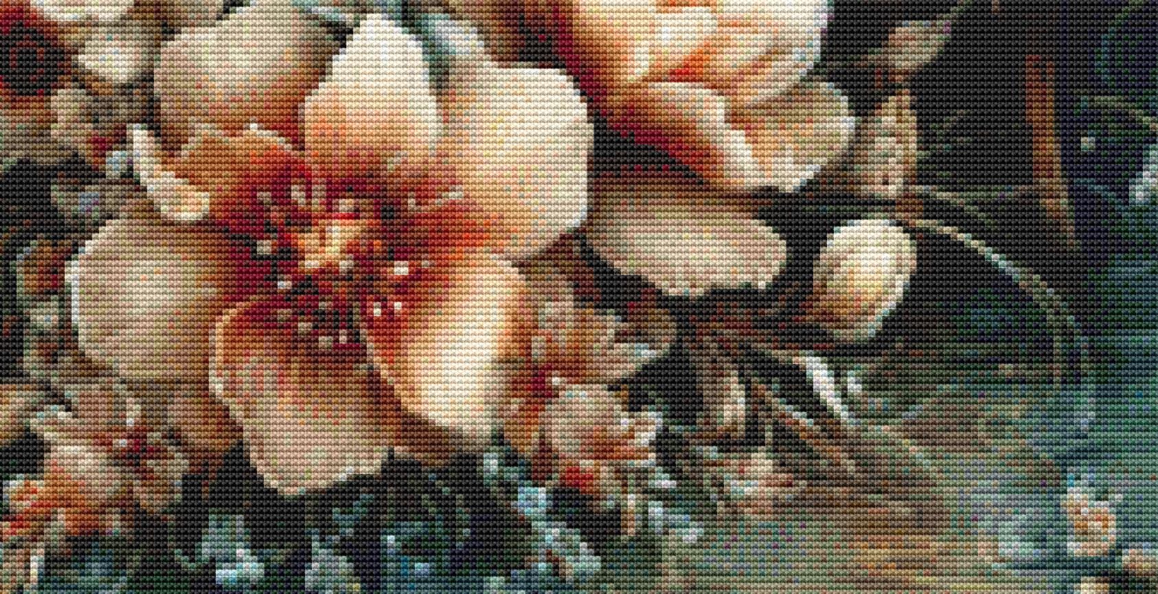 Elegant Swan counted cross stitch pattern by Sassy E. Boutique (Digital Format)